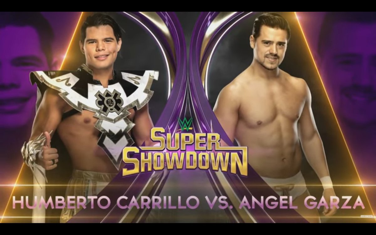 #TodayinWWEhistory 
February 27th 2020
WWE SUPER SHOWDOWN 
@humberto_wwe vs @AngelGarzaWwe https://t.co/ri8N37zr5n