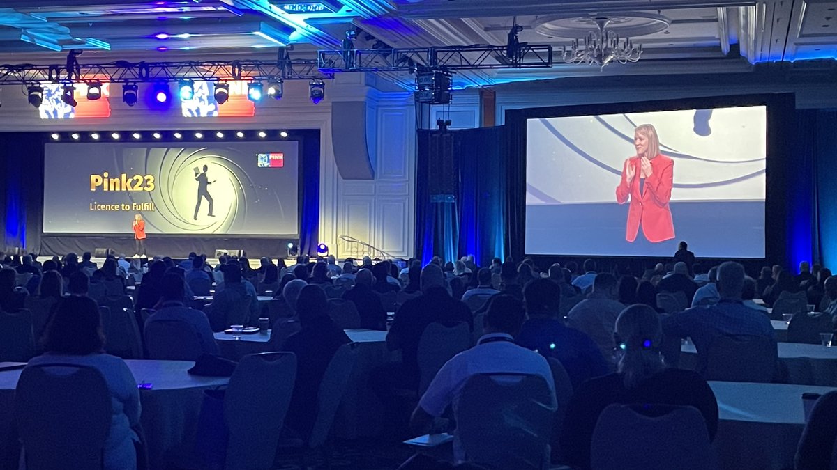 #Pink23 opening keynote speaker Debra Searle speaks on how to change your mindset when faced with hurdles. Choose Your Attitude!