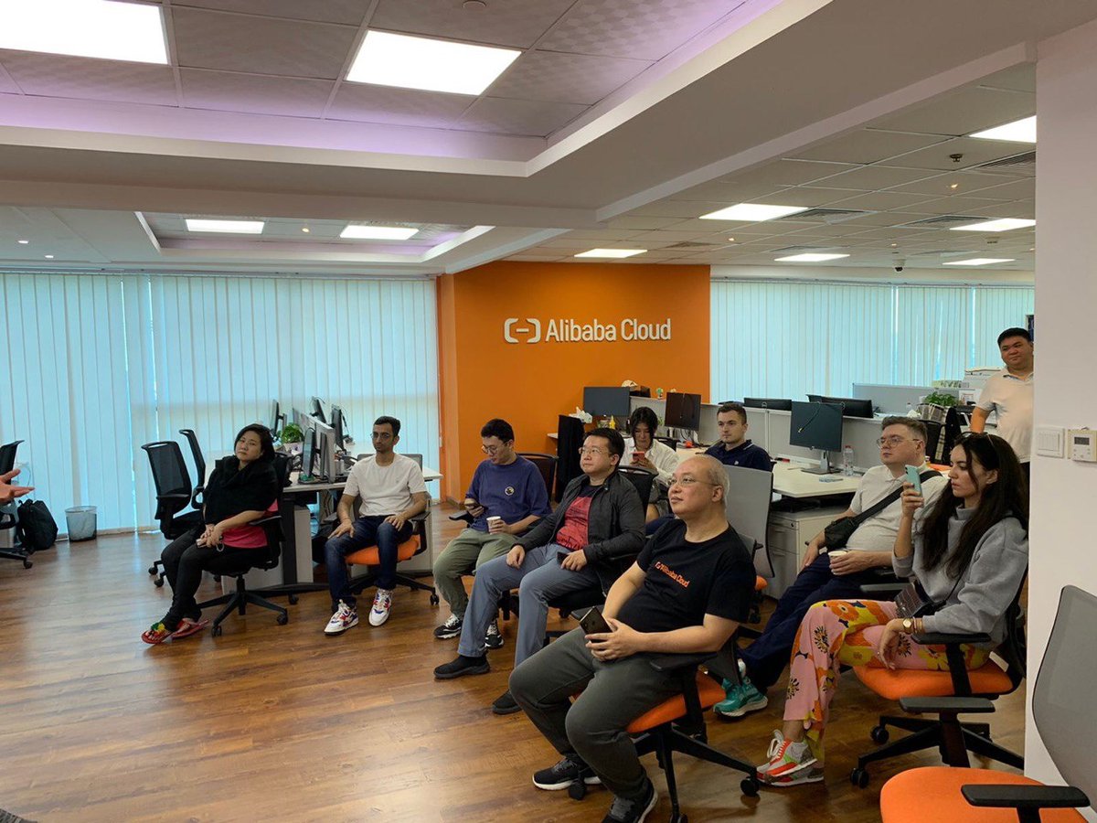 yotta21_ai's tweet photo. At the #coffeewithcrypto event conducted at the #Alibaba Cloud Office, we were one of the presenters.
We speak for the participants in regards to Yotta21 and how #decentralized #crowdfunding works.
#blockchain #defi #decentralized #web3 #community #dao #dubai https://t.co/Rh6RtEf30a