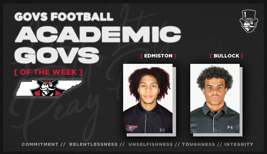 Taking care of business on and off the field‼️🔥🔥 

Congrats Javen &amp; Gerard on your academic successes! 

#BreakTheStone | #LetsGoPeay