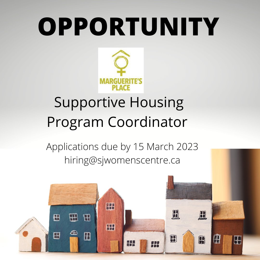 SJSWCouncil's tweet photo. We are currently hiring for the role of Marguerite's Place Program Coordinator. Please share widely! https://t.co/96gaHDmoq2 https://t.co/TjJF5LuqoF