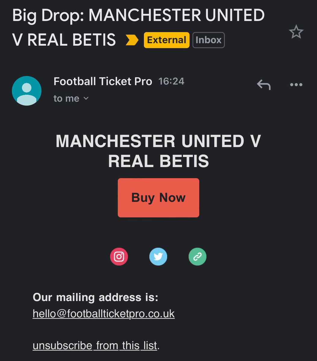 An alert from this afternoon⚽️🎟

Tickets are still available tickets.manutd.com/en-GB/events/m…
