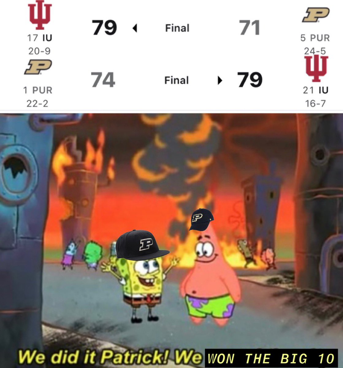 barstoolindy's tweet photo. Current state of Purdue basketball: https://t.co/MXo4Cen9VS