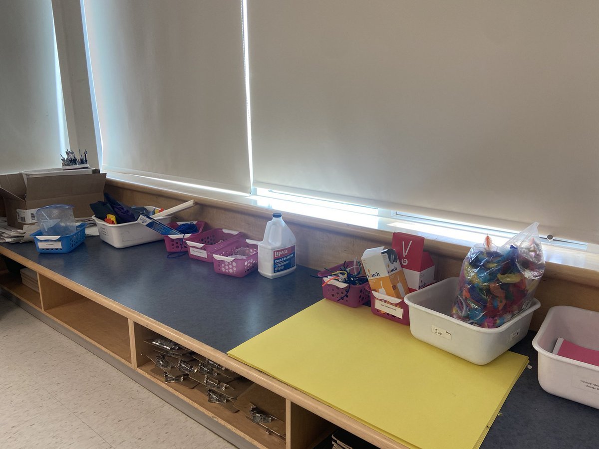 mme_schmidt's tweet photo. We’ve started on our flight projects and have aaaaalllll the materials out https://t.co/JyPF759ceN