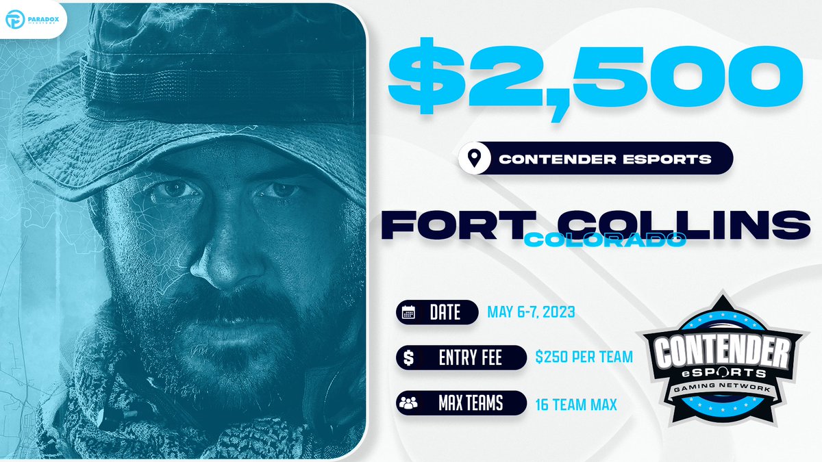 CGNCoD's tweet photo. CGN Denver

$2,500 CoD: MWII LAN Event

$250 Team Pass

Pool Play + DBL ELIM

REGISTER: https://t.co/f9xgOPEtk8 https://t.co/MJ4OQIWxE6