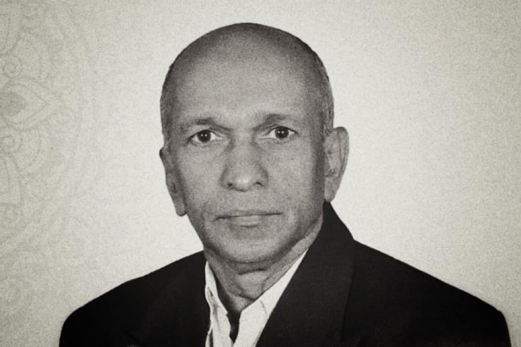 USPSriLanka's tweet photo. We strongly condemn the murder of Nimal Amarasiri who stood up against the government's attempt to fold the election map &amp; curbing the democratic right of #RightToVote.

#lka #SriLanka #StateOppression #PoliceBrutality https://t.co/snQtmk382z
