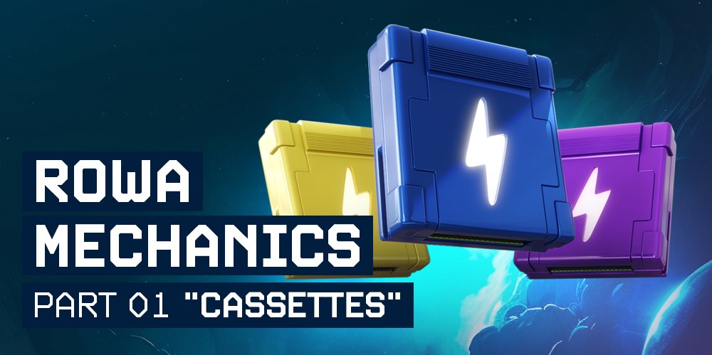 RowaGames's tweet photo. 1/4: ROWA Cassettes are the building blocks of all ROWA Platform experience and achievement systems. With two different types of cassettes, ROWA Platform members have different ways of acquiring and using these building blocks to enhance their gaming experience. #ROWA https://t.co/O7mDDB1G0t