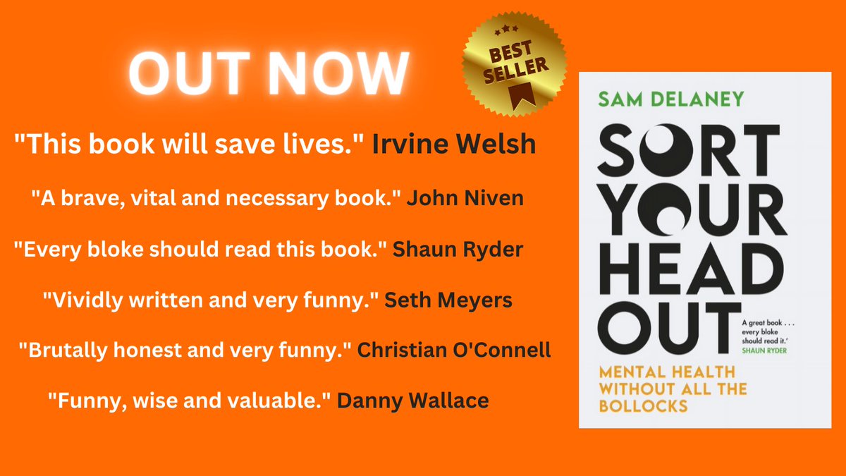 My new book is OUT NOW It reached number 28 in Amazon's overall chart in its first weekend and people have been very nice about it. I have been astonished and delighted by the response. BUY IT NOW amazon.co.uk/Sort-Your-Head… SIGNED COPIES via @barnesbookshop