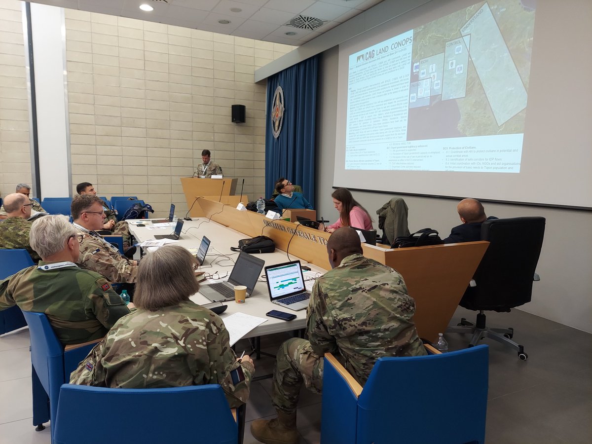 NATO_ACT's tweet photo. The Multi-Domain Operations in Urban Environments – the concept @NATO_ACT has been working on in the last few years - has reached a significant milestone since it was tested in the scientific simulation in the form of a war game.
Learn more: https://t.co/2yuEoGw0T1
#WeAreNATO https://t.co/bZEYEpGvGT