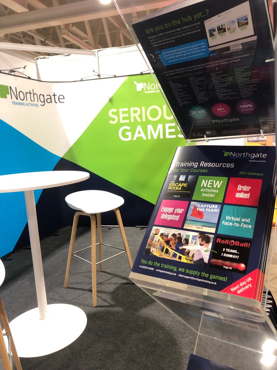 Ready for #WOL23 at London Olympia tomorrow!

Swing by & pick up our latest Catalogue of interactive training resources for your courses. Look forward to seeing you tomorrow!

@Learn_EventsUK 
#seriousgames
#teamactivities