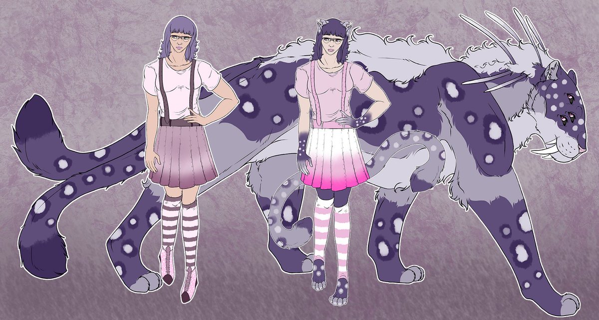 Zerzer_94's tweet photo. Sey hellou Min-Ji :)) she is my nee character in FortunaRPG ❤️ felesi girl. 
#fortunarpg #felesi #character #purple #panther #pastell https://t.co/qn2N35O6WC