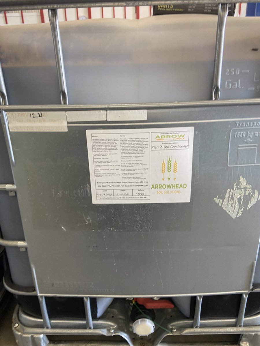 arrowhead_soil's tweet photo. That time of year again. Roughly 90 days until seeding.   Blending ArrowMax for crop 2023 has started.   #biostimulants #plant23 #farming #healthysoilhealthyplants https://t.co/g7fNhjTW02