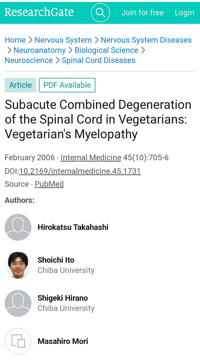 nob12deficiency's tweet photo. @bigfatsurprise Vegetarian diets cause a lot of problems https://t.co/vQpenWZGKt