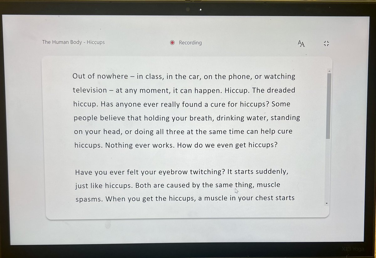 Teaching varying exceptionalities can be challenging when you have kids on all different levels. Thanks to @MicrosoftEDU, my life is much easier using #ReadingProgress and #ReadingCoach. My Ss can practice #sightwords or reading on their level and we both get immediate feedback!