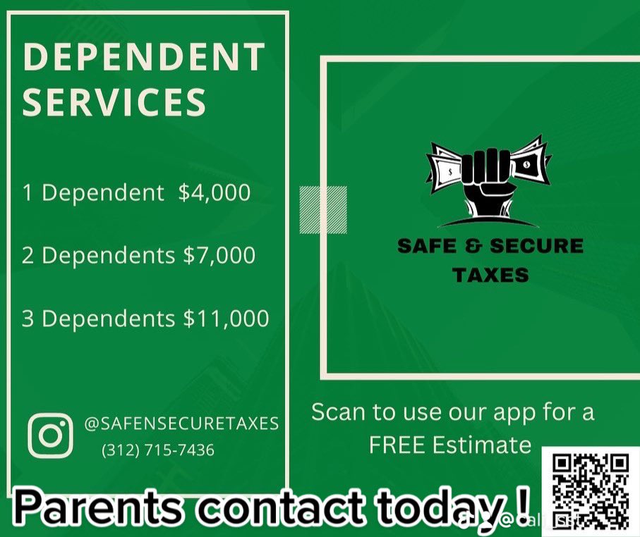 Solowcali_'s tweet photo. Hey guys! If you or anyone you know needs to file your #2023taxyear return contact me. We offer free refund estimates, refund advanced loans up to 6k, audit protection and more. $50 referral program as well. We can file all 50 states
Pls share friends and family🙏🏾
#taxprep #taxes https://t.co/UzwJrPp6ZJ