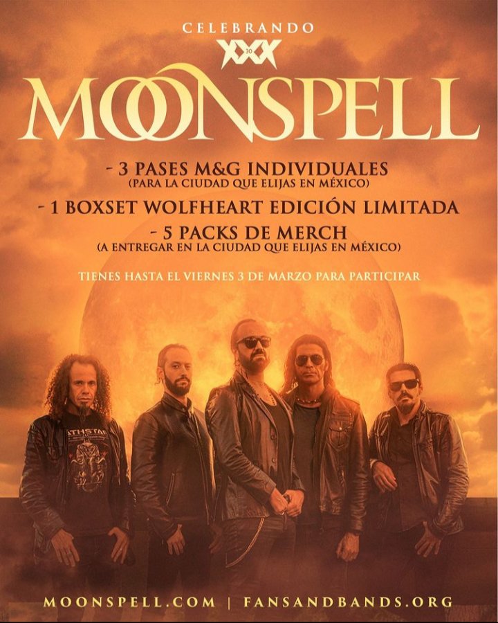 moonspellstmx's tweet photo. #Moonspell les tiene una sorpresa y nosotros también.

Estén pendientes de las redes sociales de la banda y de las nuestras también.

🔥 Mexican Full Moon Tour 🔥 https://t.co/mO6jtVpeRr