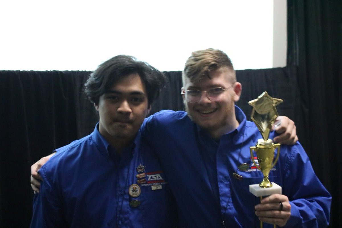 1st place-Tech problem solving (Jackson Stoddart and Lawrence Ipo)