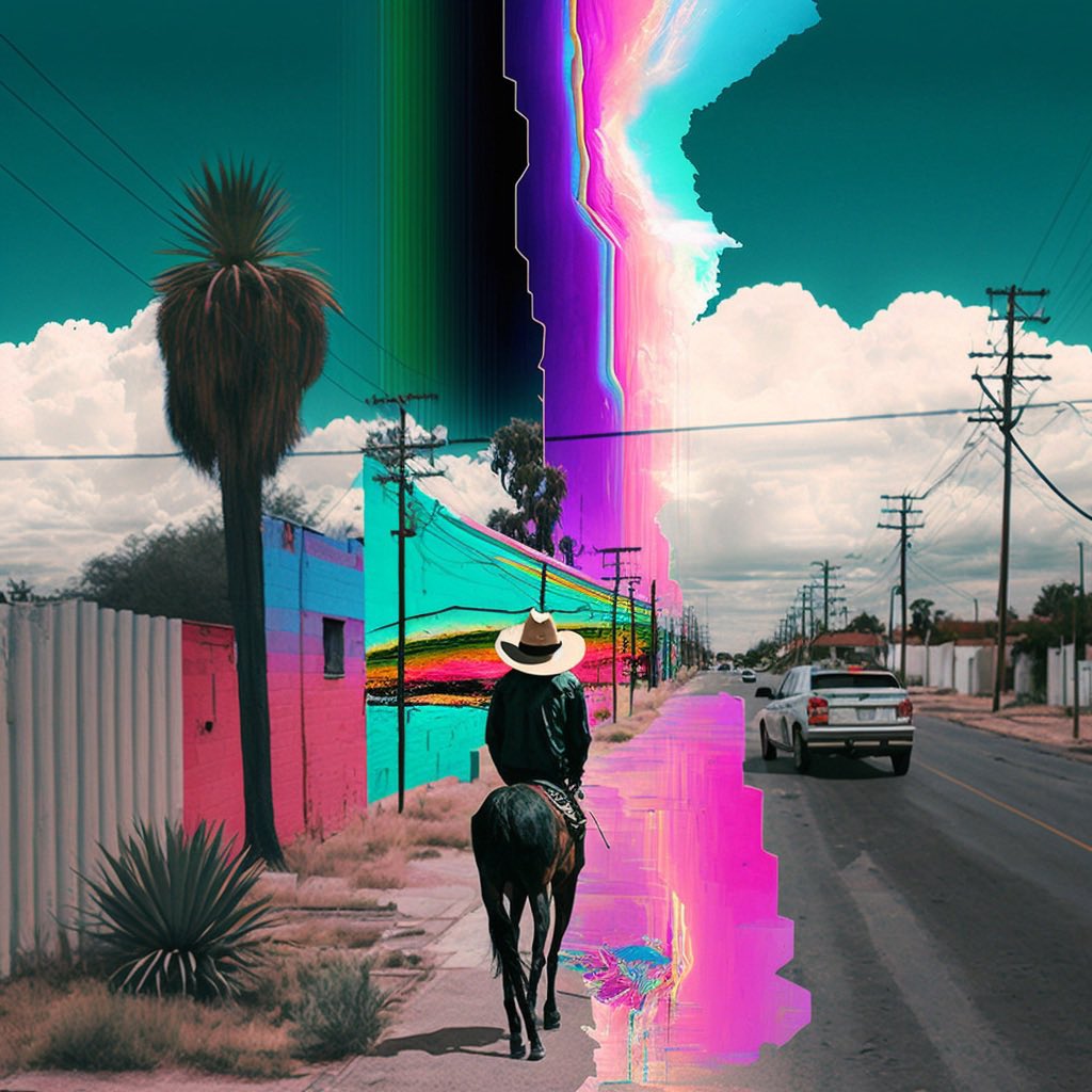 glitchy trails 
riding her own path 

1/1 on <a href="/makersplace/">MakersPlace 🔳</a> 

0.11 eth