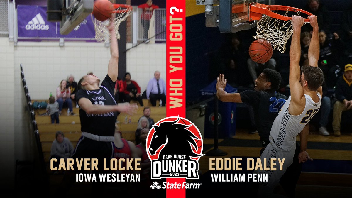 CollegeSLAM's tweet photo. Matchup #5

@carverlocke from @IowaWesleyanMBB 
🆚
@eddiedaley23 from @WPUBasketball 

Vote for your favorite ⏬ https://t.co/fvhYRRdREY