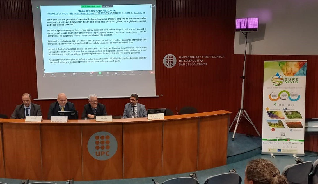 “Ancestral #Hydrotechnologies: Building the world #heritage of the future.”

Last week, it was great participating at the conference on "#Ancestral hydro technologies as a response to #climate, health and food emergencies" at #UPC - UNESCO Chair on Sustainability, Barcelona!
