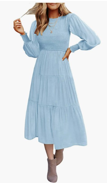 What a pretty dress! Perfect for spring and warmer weather! ---- > amzn.to/3Izyogv

#AD #AffliateMarketing #Spring #WarmWeather #Dress #Fashion #AmazonFind #AmazonFinds #AmazonDeals #Fashion #AmazonFashion