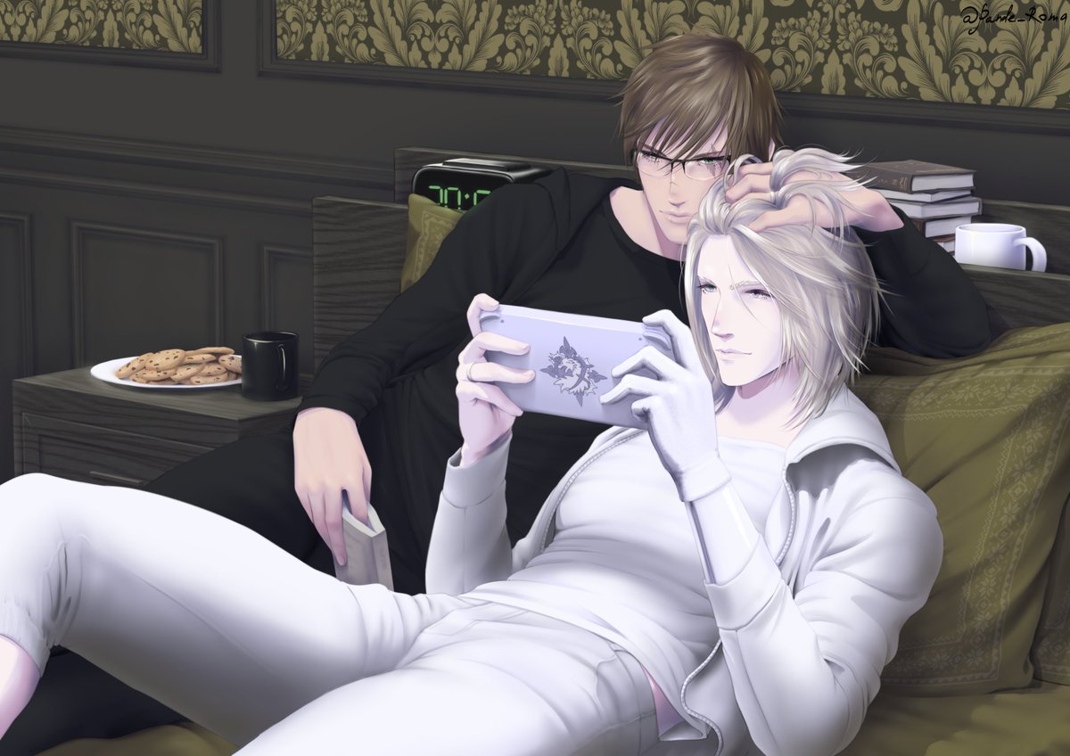 (1/2)
これぞ大人の休日の過ごし方！何にもない日常最高！
（🧵におまけあり）
Look at them doing nothing and being all cute! (And don't judge my interior design skills 😅)
#Fleurentia