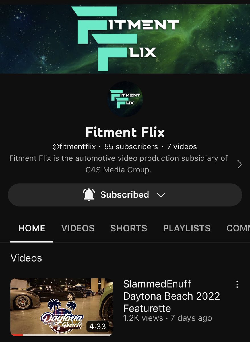 Our SlammedEnuff Daytona 2022 Featurette just hit 1.2K views!!!

Huge shoutout to everyone that watched the video and subscribed to the channel…we really appreciate your support!!