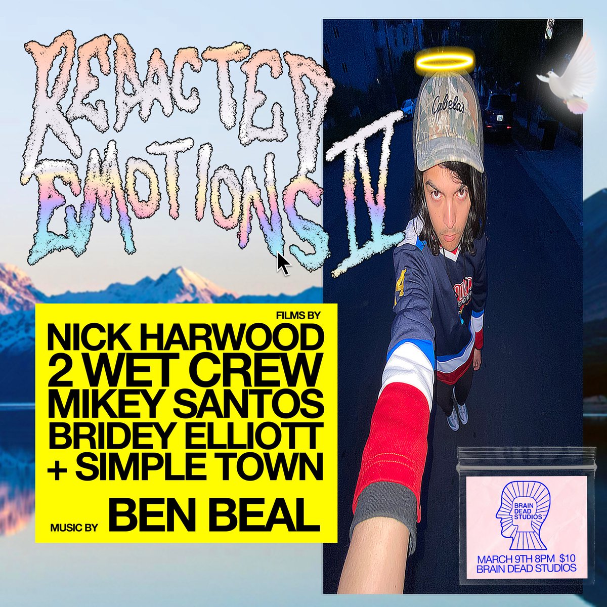 NEXT THURSDAY IN LA <a href="/redactedemojis/">[REDACTED] EMOTIONS</a> returns to <a href="/BRAINDEADLA/">BRAIN DEAD STUDIOS</a> w/ new films by

☻ NICK HARWOOD
☻ @brideylee 
☻ <a href="/2wetcrew/">2Wet Crew</a> 
☻ SIMPLE TOWN (<a href="/FelipeDiPoi/">Fleipe Dp dPoi Ofcial</a> <a href="/samuel_lanier/">Sam</a> <a href="/willniedmann/">Will n.</a> <a href="/carosnake/">out of context caro yost</a> <a href="/ianfaria13/">Ian Faria</a> )

 + somethin ive been workin on w mikey

+ music by <a href="/imbenbeal/">Ben Beal</a> 

TICKETS 👇