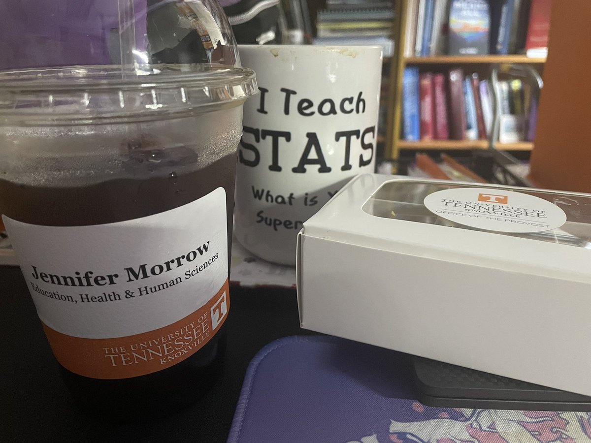 evaluationdiva's tweet photo. Got to enjoy free coffee and chocolate in our new faculty lounge for Faculty Appreciation Week! The iced americano with orange is awesome! #CelebrateUTFaculty #utk #cehhs https://t.co/Fayk2D3r5y