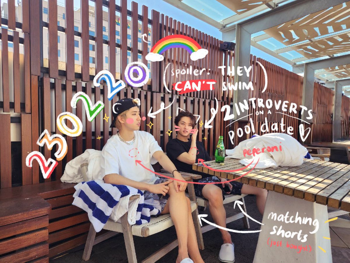 smolsungies's tweet photo. compiling every mention of 230220 minsung all-day sydney hotel pool date into a thread https://t.co/Ti2J6THr9V