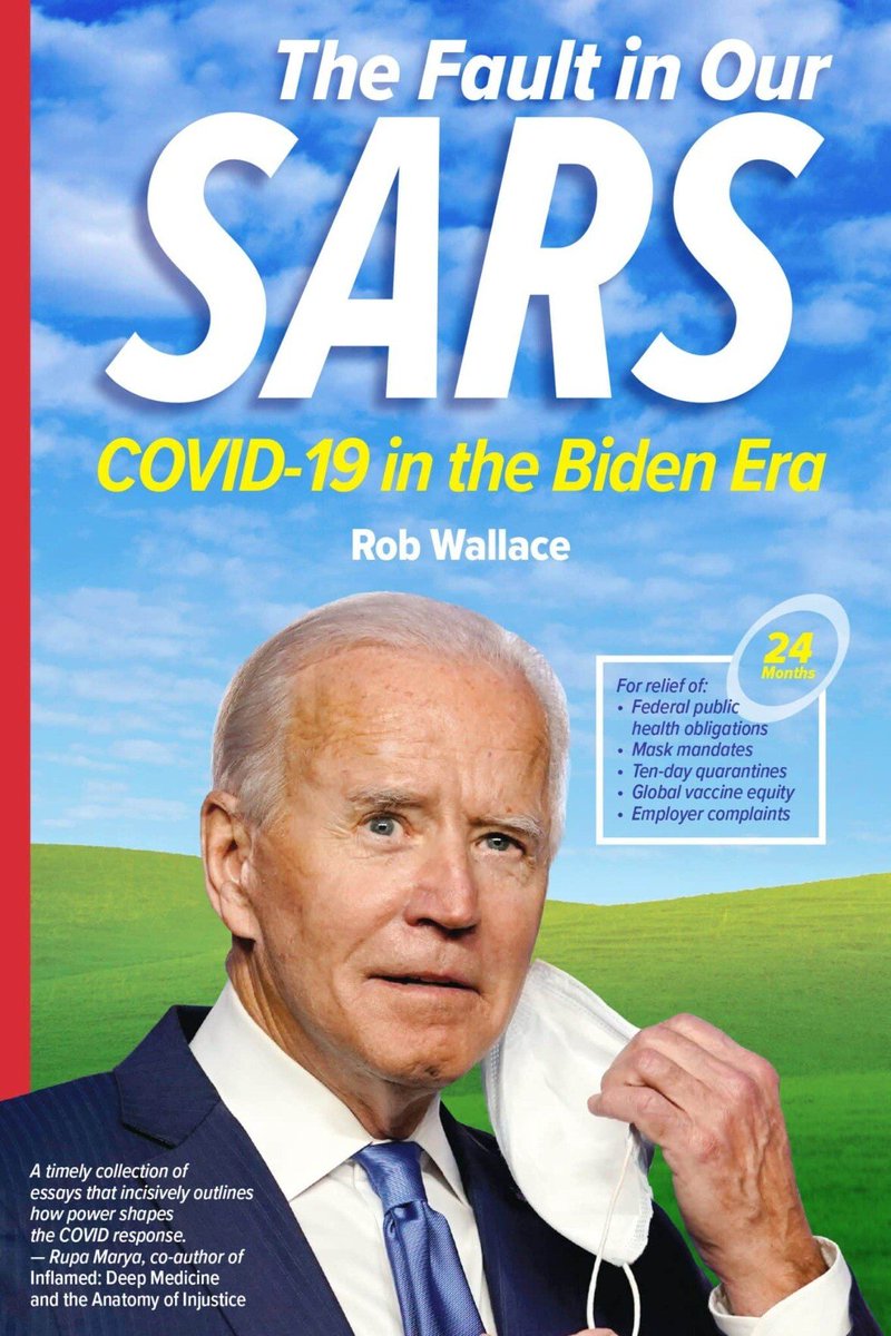 PariaSans's tweet photo. "Today we feature the voices of epidemiologists, doctors, scientists &amp; ecologists from around the globe who came together  this wk to launch the publication of a new book by #RobWallace, '#TheFaultInOurSARS: #COVID19 in the #Biden Era"

#covid19USA #books

https://t.co/LYMAB3tkSu https://t.co/Jox4DscOaL