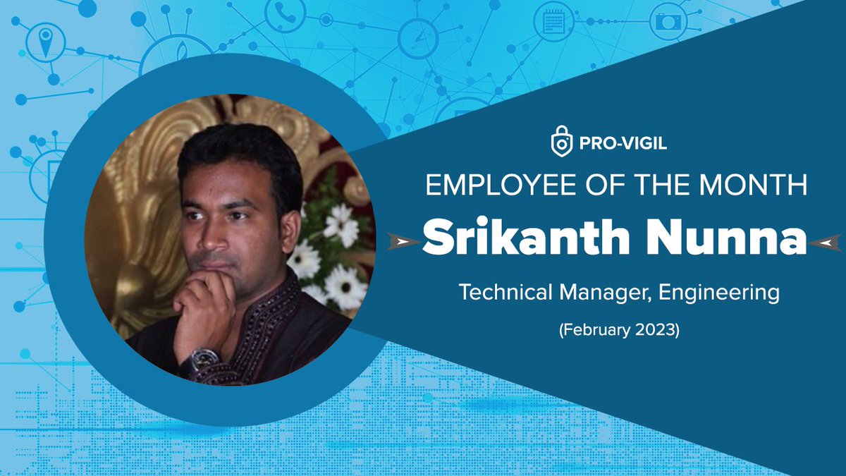 ProVigilIndia1's tweet photo. Your commitment has been outstanding, and your hard work is an encouragement to everyone around you.
Congrats, Srikanth!
#employeeofthemonth #employeerecognition #provigil https://t.co/auMNbArI9e