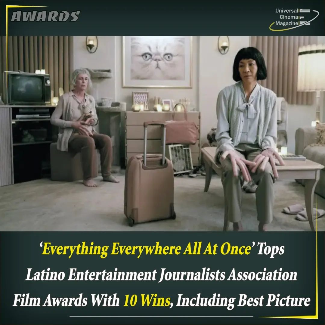 The Latino Entertainment Journalists Association (LEJA) has handed out its awards for the year, with “Everything Everywhere All at Once” scooping up 10 wins including best picture, director for the Daniels and actress for Michelle Yeoh.

Source:variety

#leja #thedaniels