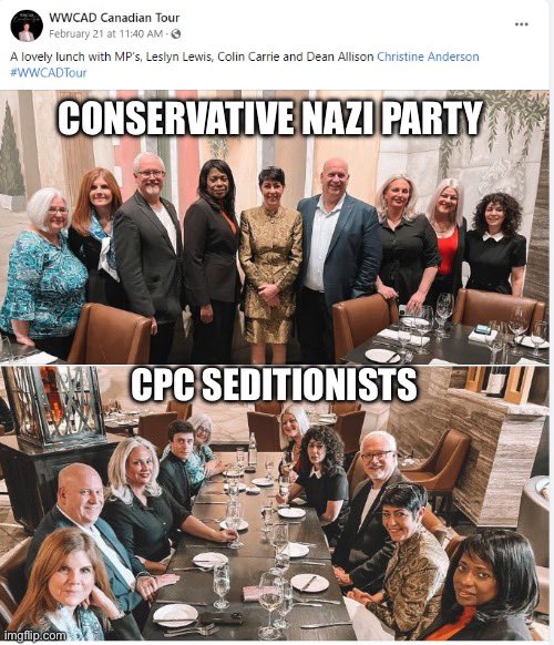 JanetLBryant's tweet photo. @DavidHamer_1951 @PierrePoilievre @LeslynLewis @CPC_HQ #NaziGate 
#CPCcourtsNAZIS 
#PierrePoilievreMUSTRESIGN
#PierrePoilievreIsAFascist 
#ResignLeslynLewis 
#ResignColinCarrie 
#ResignDeanAllison 
#PierrePoilievreIsLyingToYou 
#PierrePoilievreMustGo 
#CdnMediaFailed 
#cdnmedia https://t.co/fv1IybidN2