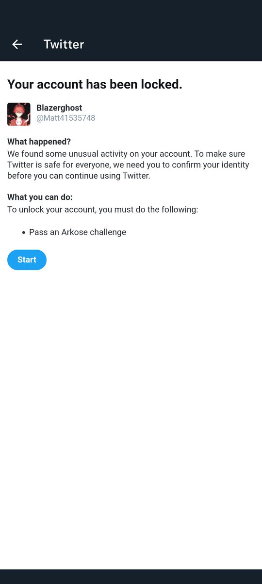 Trying to send a fucking dm and I get this shit? What the hell is this? It doesn't even have a challenge...just hits start and it's done..but I still can't dm the person..