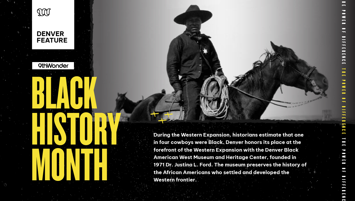 Honoring #BlackHistoryMonth in all our offices! Today, we spotlight Denver📍 
Historians estimate 1 in 4 cowboys were Black, but they aren't often a part of the Western narrative. The Black American West Museum &amp; Heritage Center preserves and promotes Black history in the region.