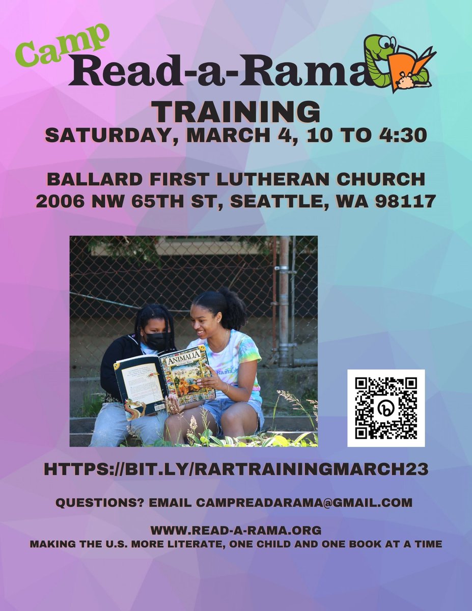 campreadarama's tweet photo. Learn to Chiggy Cheer, connect music and books, and get kids excited about reading. Ready to roll up your sleeves and start a camp that teaches kids to "live books?" Or are you a parent who wants to inspire your child to read? This training is for you! https://t.co/K4pYDjjAT7