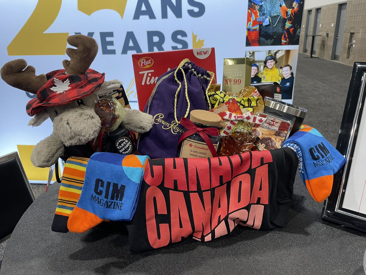 CIM is at SME MINEXCHANGE in Denver this week! Stop by booth 2301 for a chance to win some Canadiana, not to mention the famous CIM Magazine socks 🧦 
<a href="/CIMorg/">M Ciliv</a> <a href="/smecommunity/">SME</a> #MINEXCHANGE2023 #mining