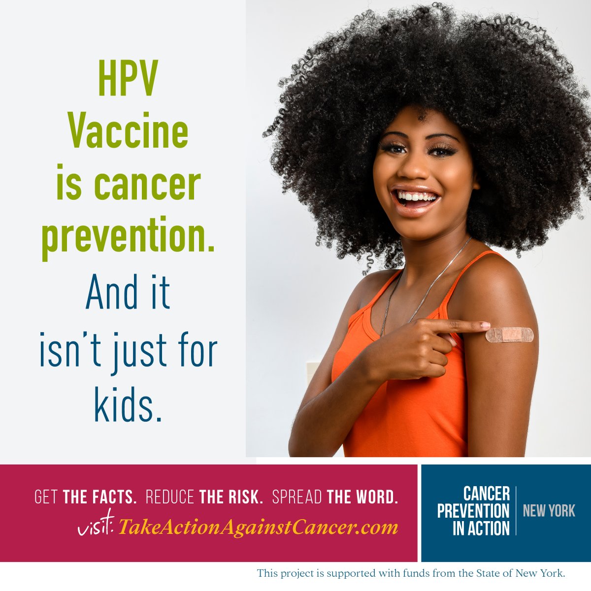 SuffolkCoHealth's tweet image. Help spread the word about how to prevent cancer. 1. Get the #HPVvax. 2. Get screened. 3. Quit smoking. 4. Lower your number of sexual partners. 
#GetMoving #GetActive #PhysicalActivity #CancerAwareness #CancerPreventionMonth #HealthyLifestyle #CancerSurvivors