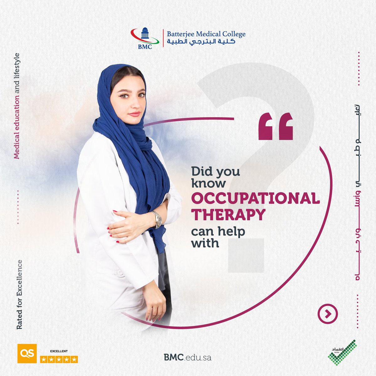 Bmcjed's tweet photo. How Occupational therapists help? 
#bmc_OT #occupational_therapy https://t.co/buzWzJWg4Y