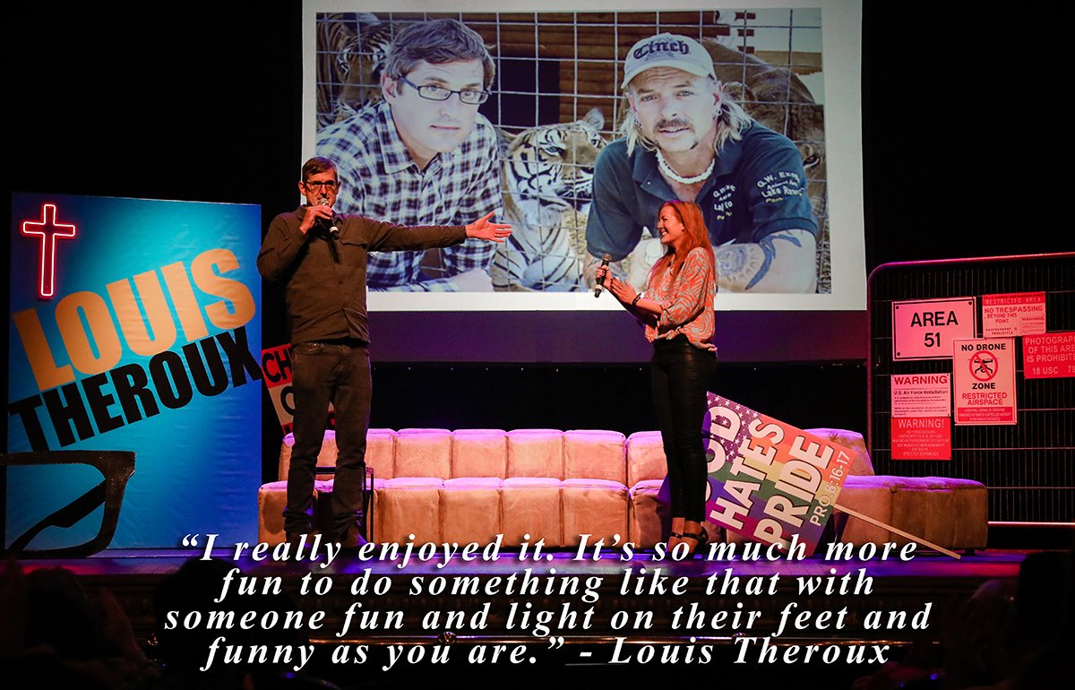 Thank you to <a href="/louistheroux/">Louis Theroux</a> for allowing me to use his words, sent following our @VillaGaiety onstage chat/laughathon/mini-karaoke-session (aka @IOMArtsCouncil Annual Lecture) last year. Angels on your body, Sir. Can you come back and do it all again please? Photo: <a href="/arianemonds/">Ariane</a>