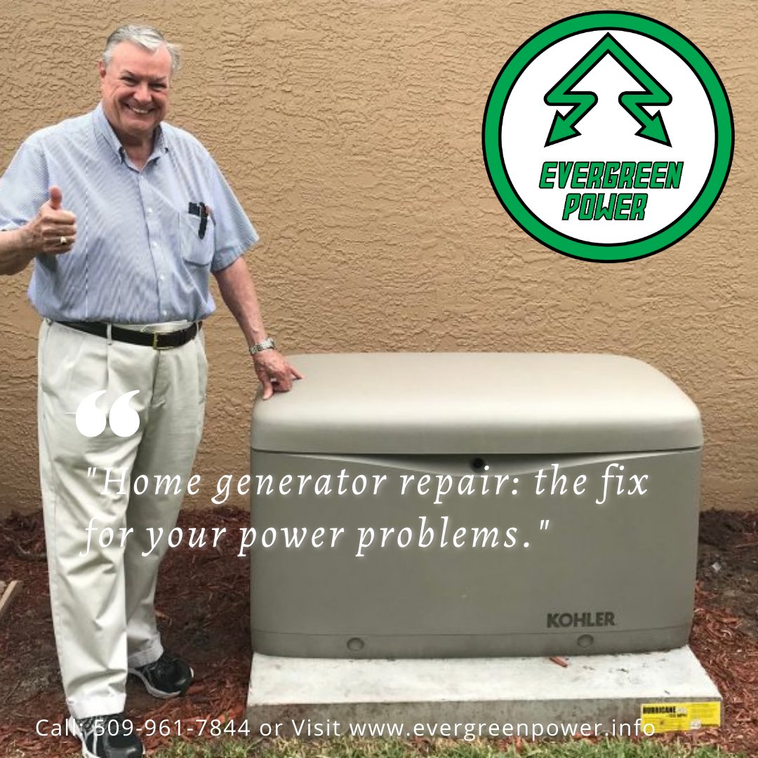 EvergreenPower7's tweet image. Need help with a broken generator? Home generator repair is the answer to your power problems! Get the fix you need quickly and easily with a reliable service. #GeneratorRepair #PowerProblems #generatorservices #evergreenpower