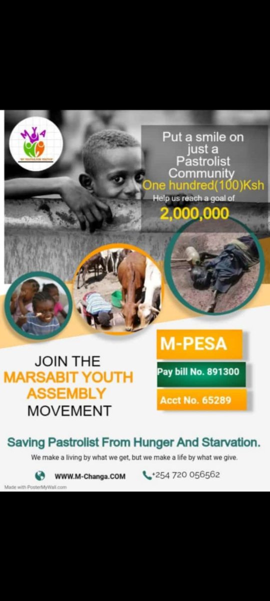 dakigolicha's tweet photo. Let's bring our attention to the drought situation in the country especially marsabit.join the marsabit youth assembly movement  and save our own. Share and retweet to reach as many
#droughtinmarsabit
#HungerStrike https://t.co/friQIhW7IJ