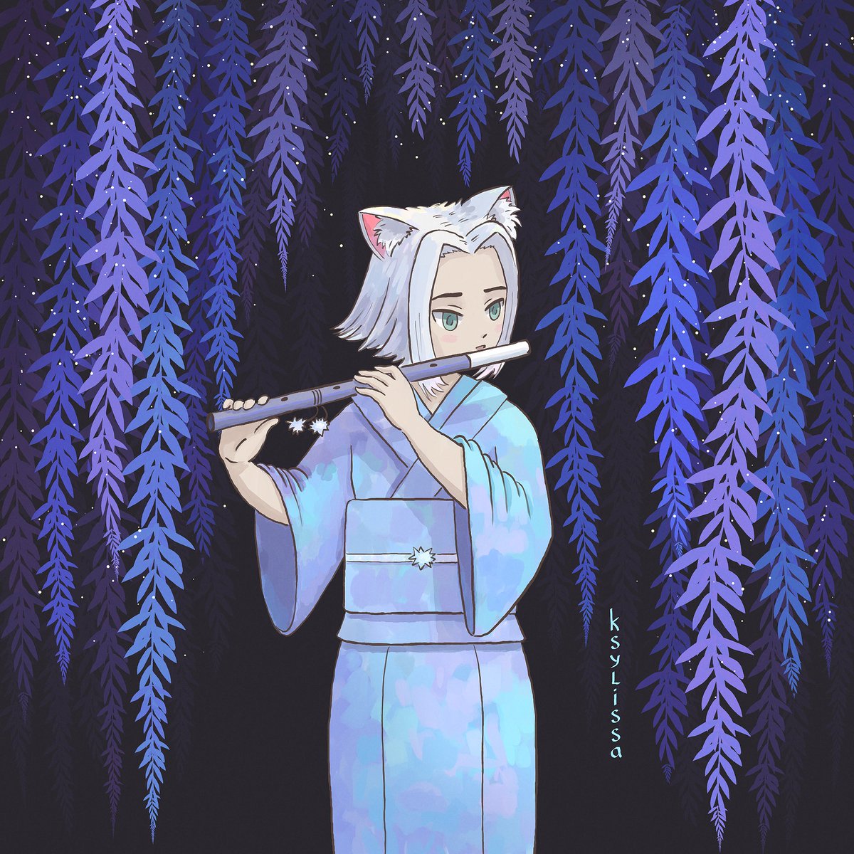 ksylissa's tweet photo. /ᐠ。‸。ᐟ\ Flute #anime #animeart #animestyleart #nekogirl #nekogirlart #animegirl #animedrawing #fantasyart #animefantasy #fluteart #animefantasygirl #animecatgirl #nekogirls #catgirl #ipadart #ipadanime #mangaart #ocart #ocanime #animeartstyle #magicalforest #twitterart https://t.co/5vCN1YnNhC