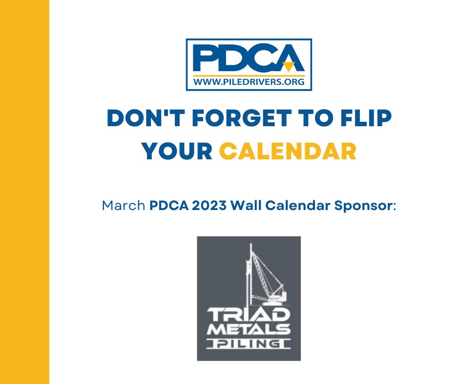 Pile Driving Contractors Association tweet media