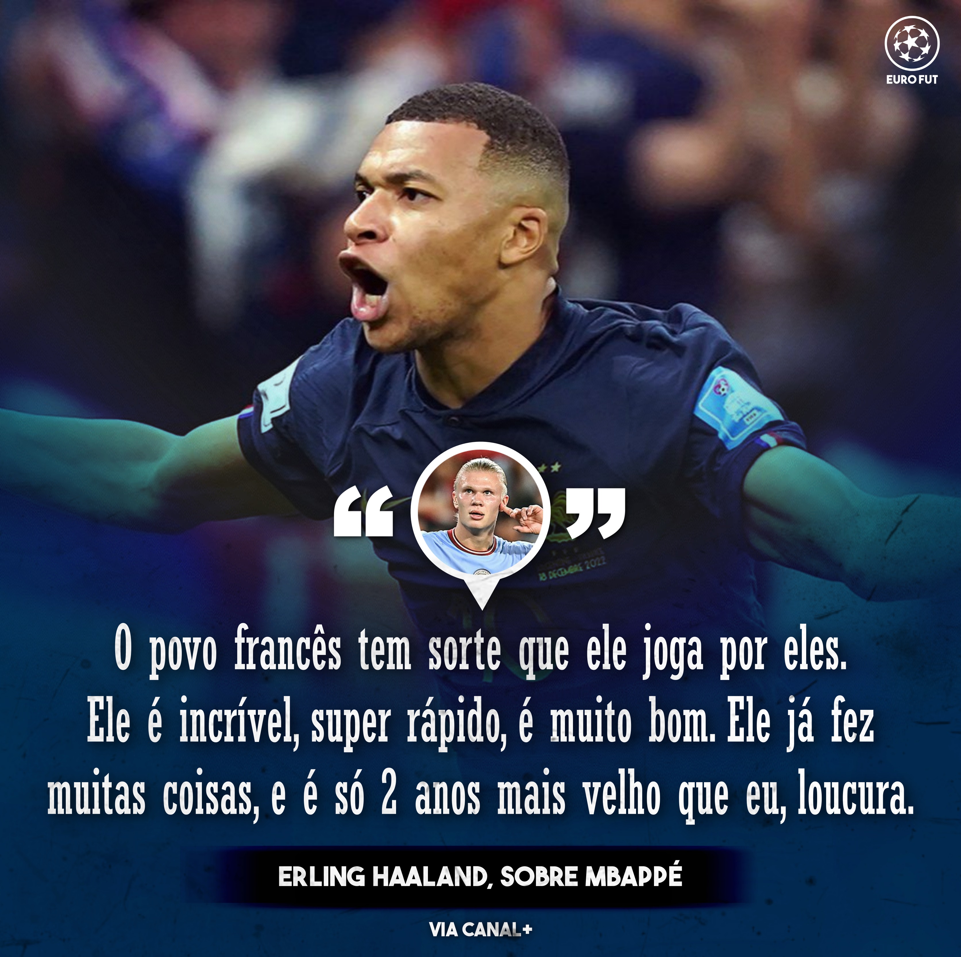 Doentes por Futebol - Haaland comentou pela segunda vez lá no Instagram do  DPF. Assim vou me apaixonar.