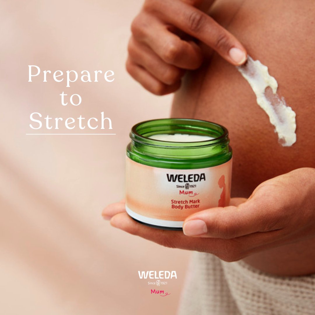 Prepare to Stretch 💖

Made from 100% natural origin ingredients, our new fast-absorbing body butter improves skin elasticity and as clinically proven to help prevent and reduce the appearance of stretch marks. Gently massage it in twice daily and prepare your skin to stretch. 🥰