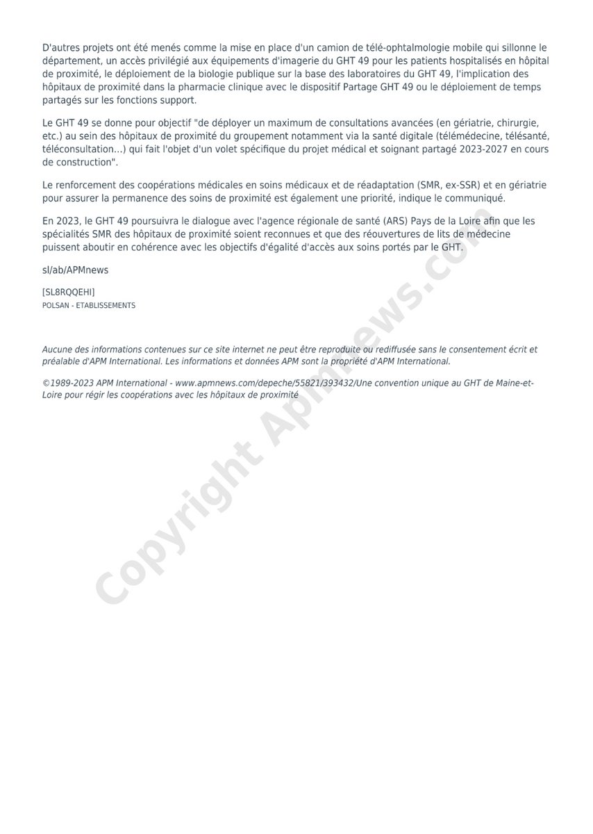 Sophie Guinoiseau (@s_guinoiseau) on Twitter photo En Maine-et-Loire la convention entre les hôpitaux de proximité et l'établissement support du GHT à été finalisée.
Les lignes directrices sont écrites, à nous de les faire vivre sur nos territoires 🤝
Le CHLA a signé ✅️
<a href="/chu_angers/">CHU Angers</a>
<a href="/c_triballeau/">Clément Triballeau</a> 
<a href="/laFNESP/">La FNESP</a> En Maine-et-Loire la convention entre les hôpitaux de proximité et l'établissement support du GHT à été finalisée.
Les lignes directrices sont écrites, à nous de les faire vivre sur nos territoires 🤝
Le CHLA a signé ✅️
<a href="/chu_angers/">CHU Angers</a>
<a href="/c_triballeau/">Clément Triballeau</a> 
<a href="/laFNESP/">La FNESP</a>