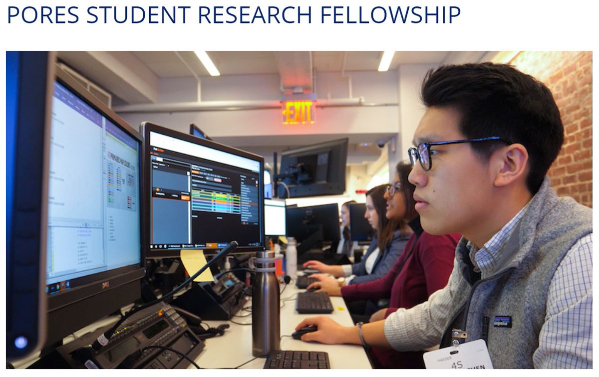 PORES (@pennpores) on Twitter photo Applications due tonight (2/27) for our Summer 2023 Student Research Fellowships!
Open to all <a href="/Penn/">Penn</a> undergrads. Details here: pores.upenn.edu/research-oppor…
<a href="/PennSAS/">Penn Arts & Sciences</a> @PennCURF <a href="/Penn_FoxLeads/">Fox Leadership Program</a> <a href="/PoliticsAtPenn/">Penn Poli Sci Dept</a> Applications due tonight (2/27) for our Summer 2023 Student Research Fellowships!
Open to all <a href="/Penn/">Penn</a> undergrads. Details here: pores.upenn.edu/research-oppor…
<a href="/PennSAS/">Penn Arts & Sciences</a> @PennCURF <a href="/Penn_FoxLeads/">Fox Leadership Program</a> <a href="/PoliticsAtPenn/">Penn Poli Sci Dept</a>