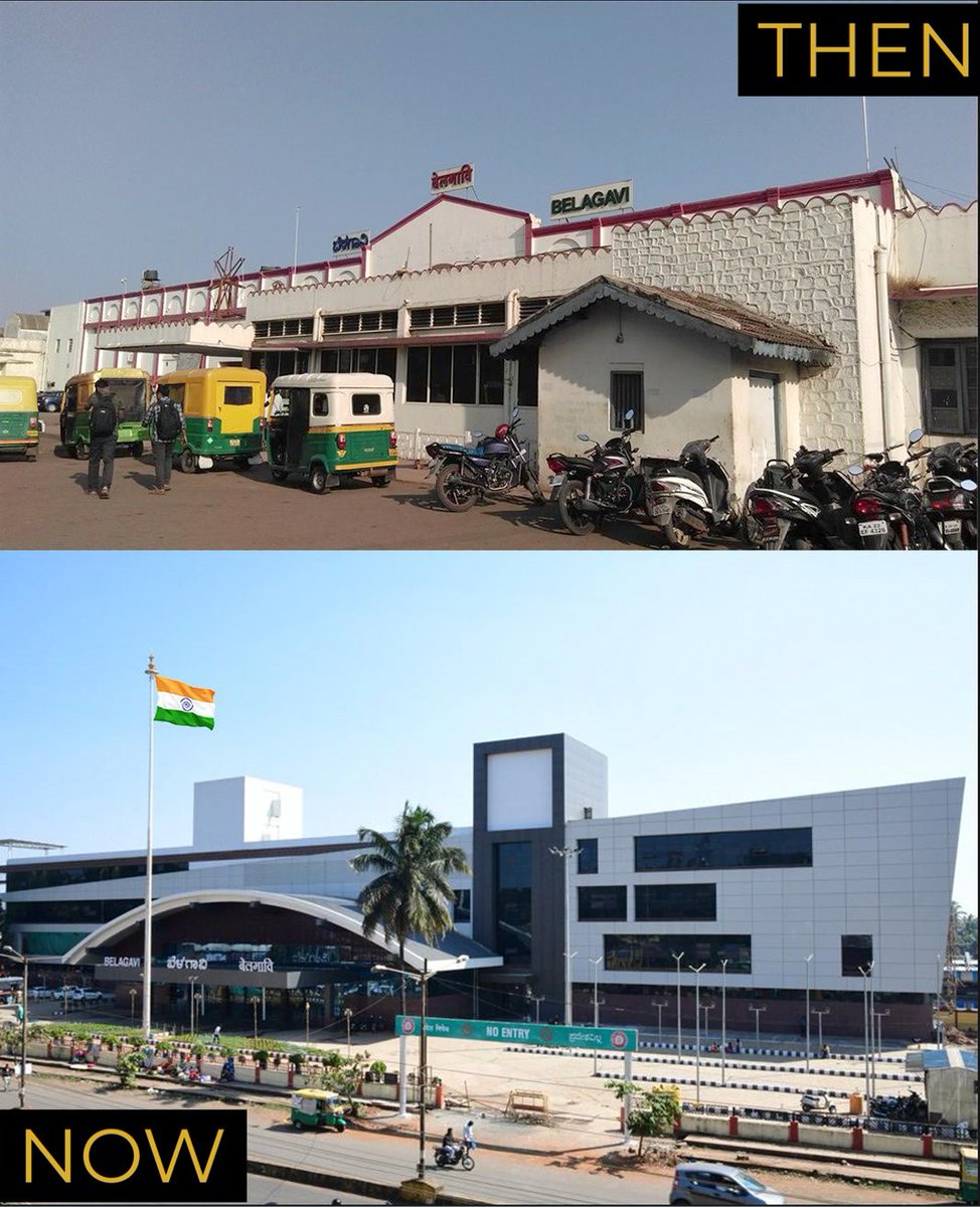 AshwiniVaishnaw's tweet photo. Today, PM @narendramodi Ji dedicated the redeveloped Belagavi Railway Station to the nation. https://t.co/SbvxikAdjg